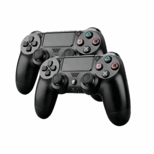 2x GAMEPAD PlayX CZARNY BEZPRZEWODOWY KONTROLER DOUBLESHOCK